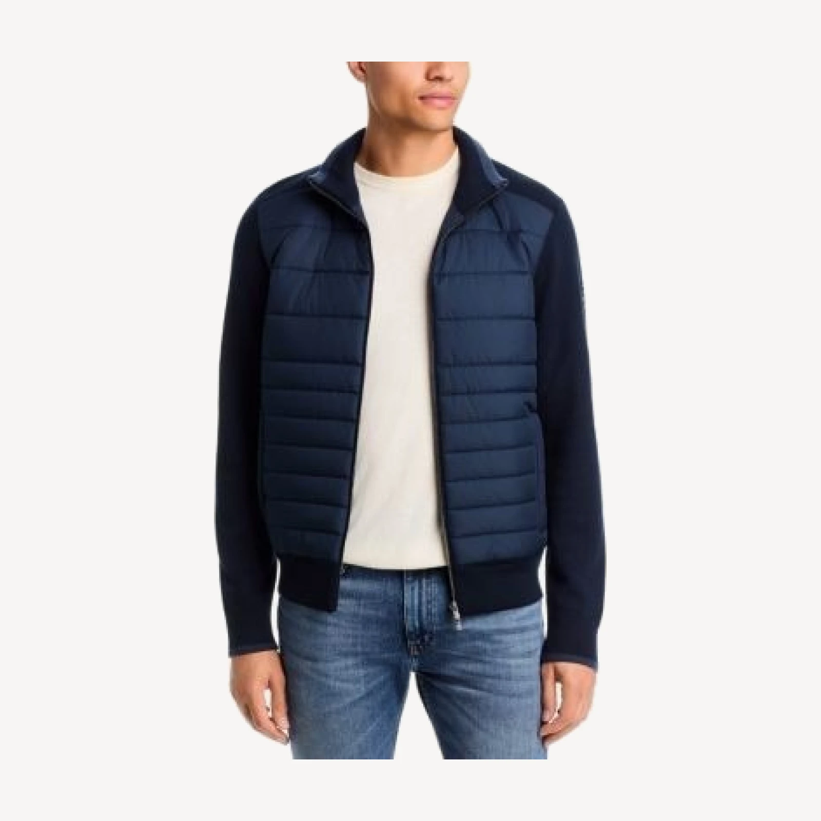 Boss Facente Paneled Wool Jacket