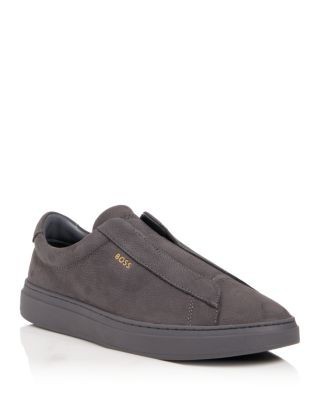 Boss Men's Kieran Nubuck Slip On Sneakers