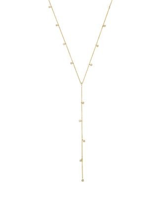 Bloomingdale's Fine Collection Diamond Lariat Necklace in 14K Yellow Gold, 0.56 tcw