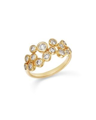 Bloomingdale's Fine Collection Diamond Bezel Cluster Ring in 14K Yellow Gold, 1.0 tcw