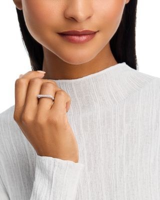Bloomingdale's Fine Collection Diamond Pave Square Stack Band in 14K Gold, 0.6 tcw