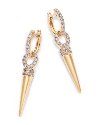 Bloomingdale's Fine Collection Diamond Spike Drop Earring in 14K Yellow Gold, 0.55 tcw