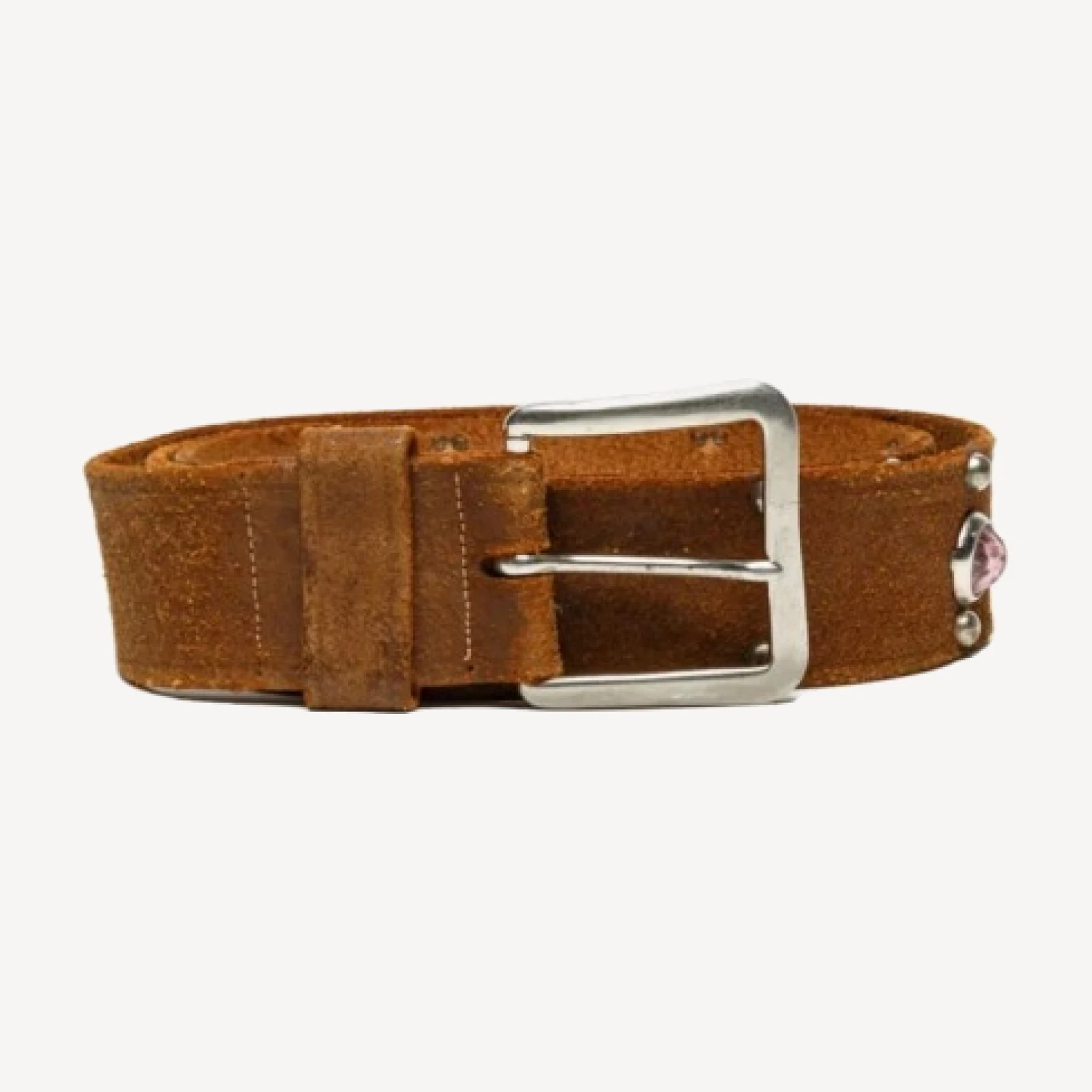 RE/DONE Marketplace | 40s Suede Jeweled Belt | Vintage Belts