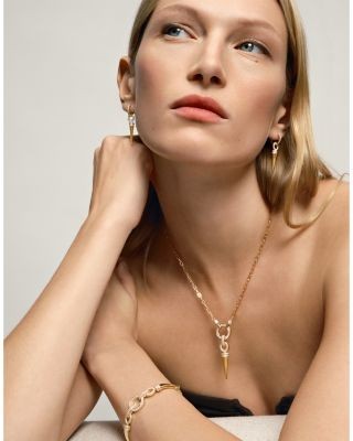 Bloomingdale's Fine Collection Diamond Spike Drop Earring in 14K Yellow Gold, 0.55 tcw