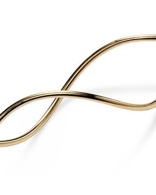 14K Yellow Gold Double Twisted Drop Earrings