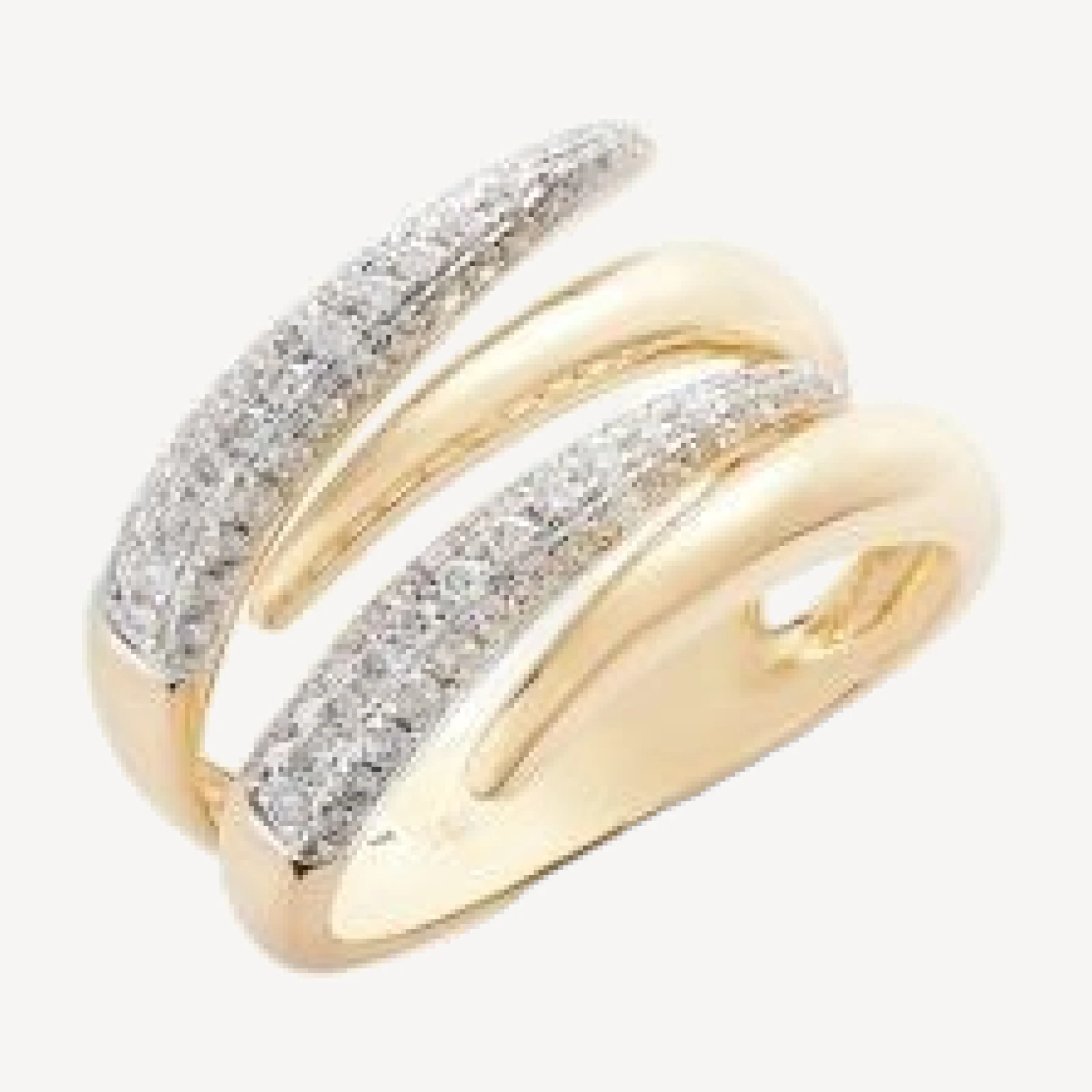 Bloomingdale's Fine Collection Diamond Wrap Ring in 14K Yellow Gold, 0.55 tcw