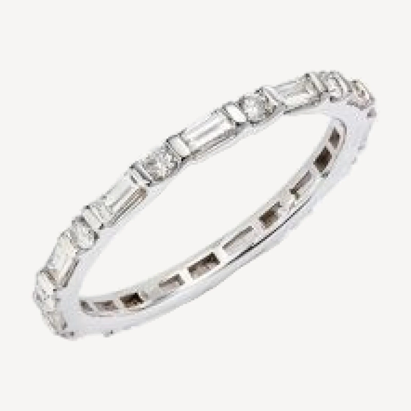 Bloomingdale's Fine Collection Diamond Eternity Band in 14K White Gold, 0.75 tcw