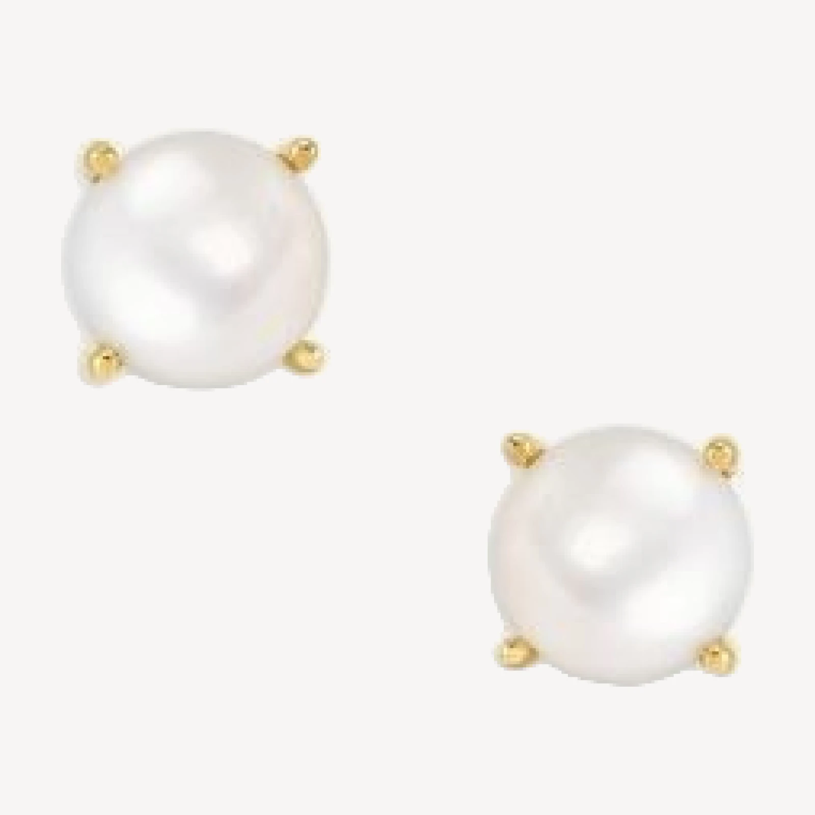 Bloomingdale's Fine Collection Cultured Freshwater Button Pearl Stud Earrings in 14K Yellow Gold