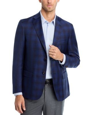 The Men's Store at Bloomingdale's Plaid Regular Fit Sport Coat - Exclusive