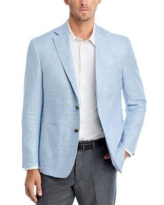 The Men's Store at Bloomingdale's Classic Fit Hopsack Soft Jacket - Exclusive