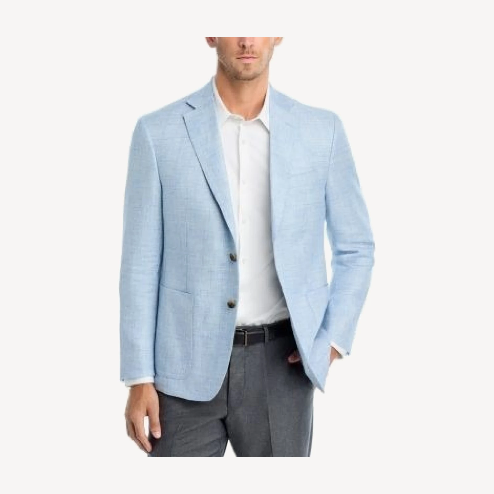 The Men's Store at Bloomingdale's Classic Fit Hopsack Soft Jacket - Exclusive
