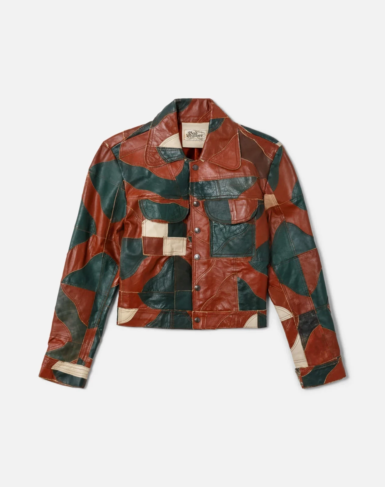 RE/DONE Vintage | 60s Patchwork Leather Jacket