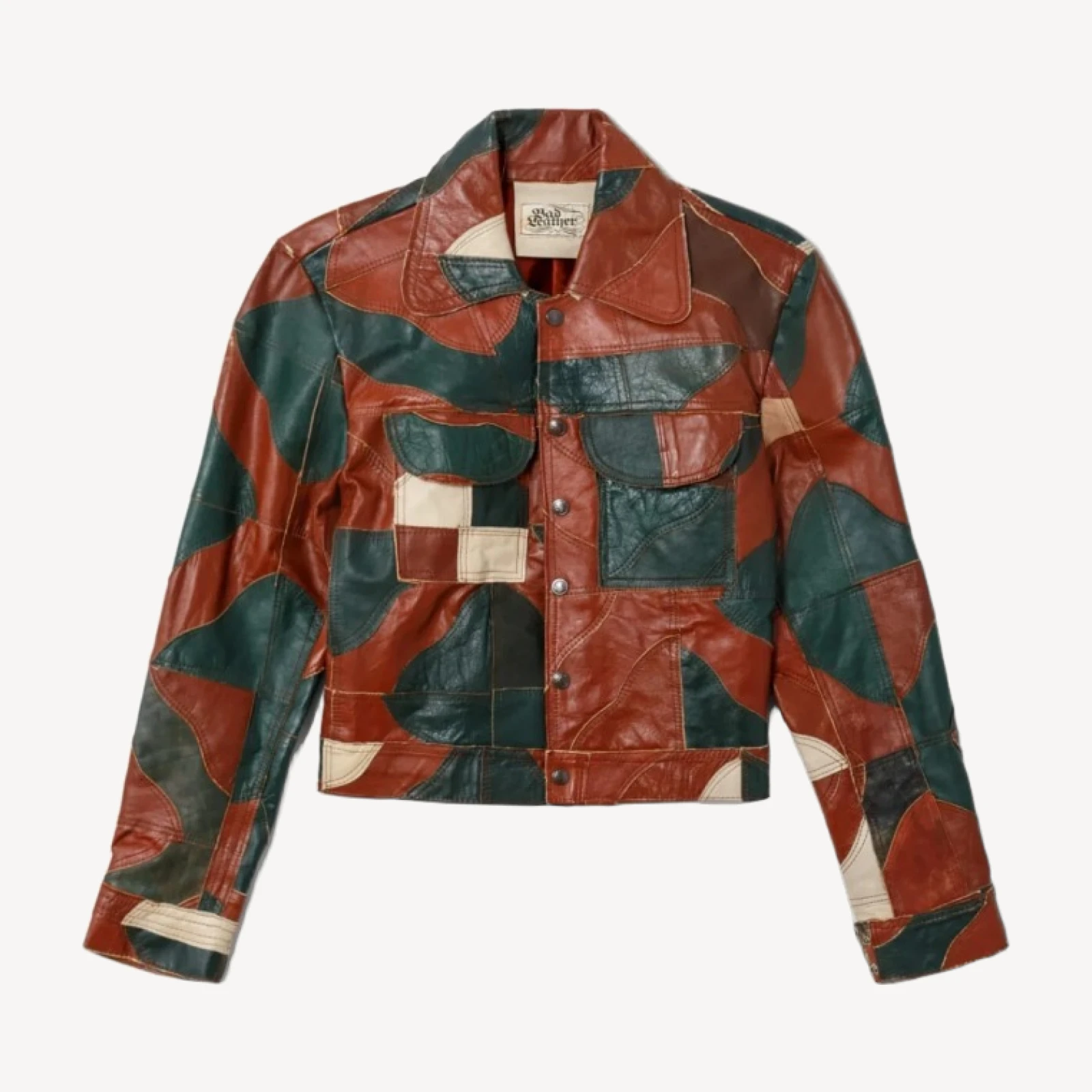 RE/DONE Vintage | 60s Patchwork Leather Jacket