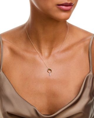Bloomingdale's Fine Collection Diamond Triple Drop Pendant Necklace in 14K Yellow Gold, 18