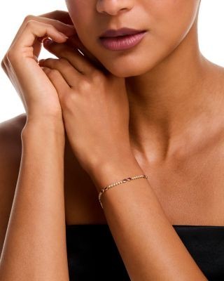 Bloomingdale's Fine Collection Ruby & Diamond Tennis Bracelet in 14K Yellow Gold