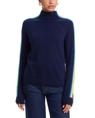 Aqua Cashmere 100% Cashmere Mock Neck Sweater - Exclusive