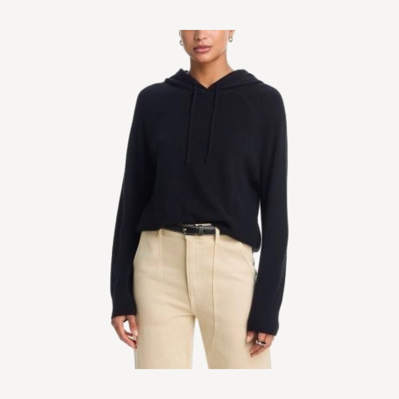 Aqua Pullover Cashmere Hoodie - Exclusive