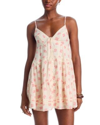 Aqua Queens Floral Mini Dress - Exclusive