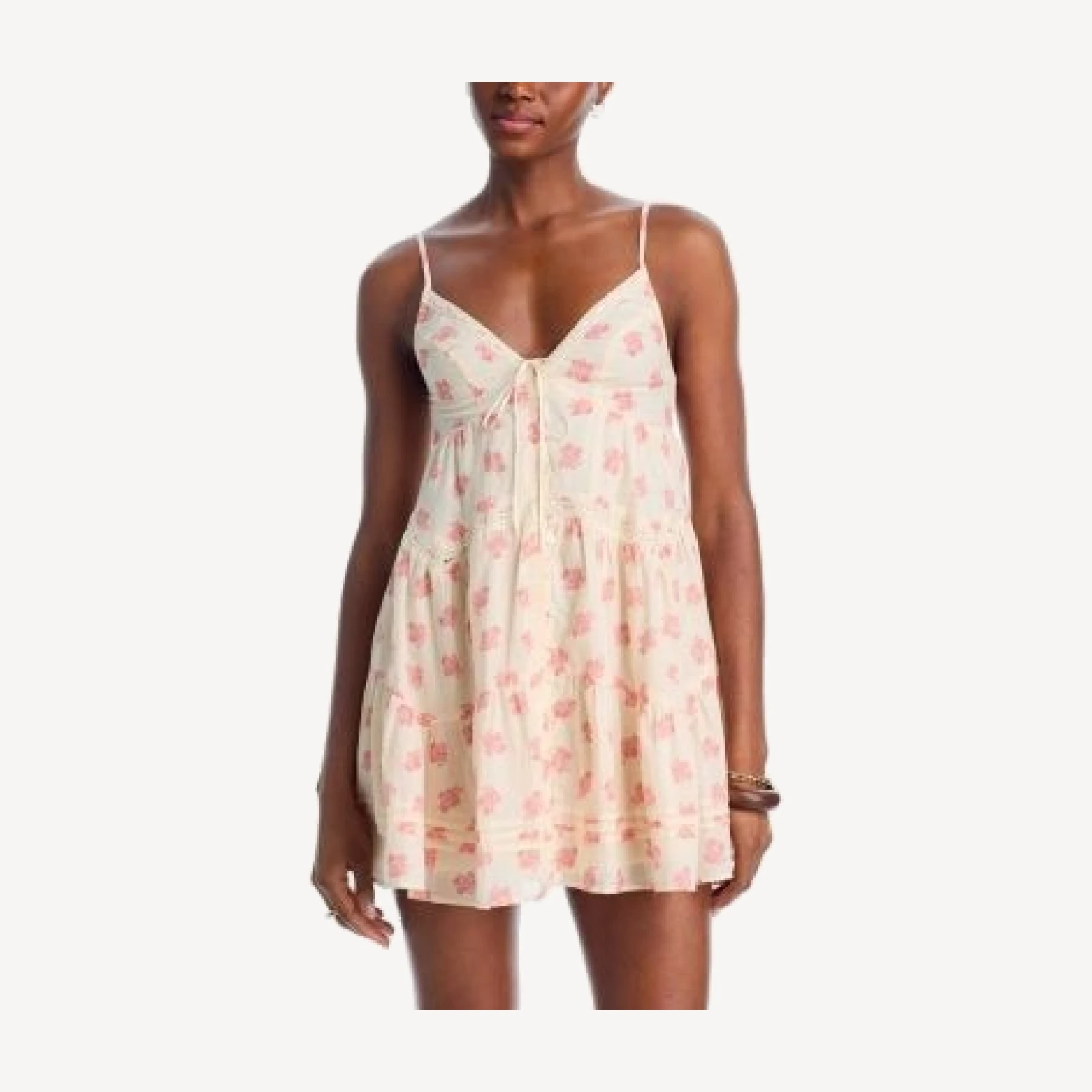 Aqua Queens Floral Mini Dress - Exclusive