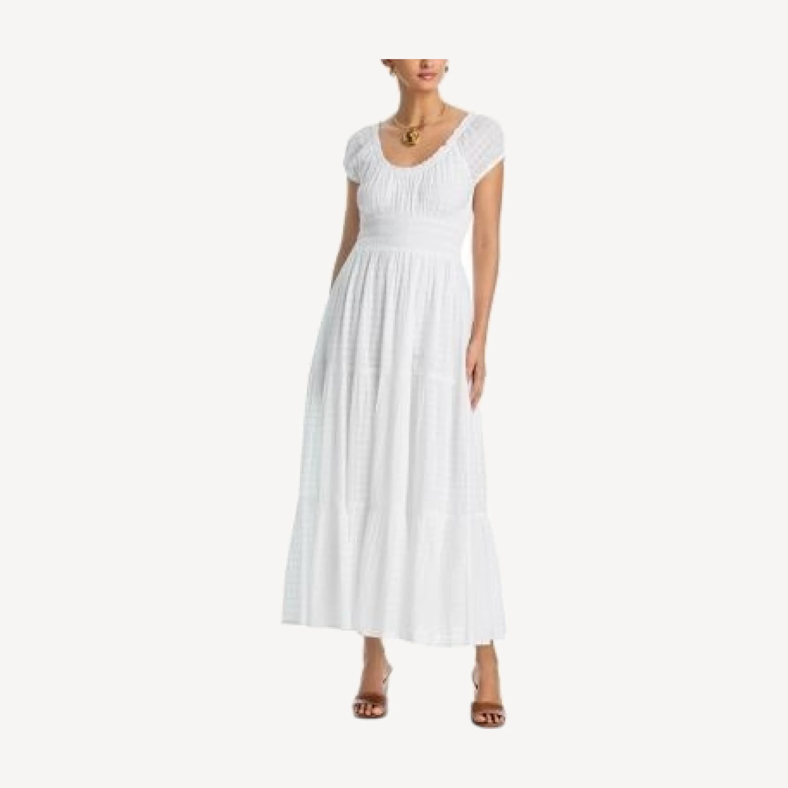 Aqua Andrita Seersucker Midi Dress - Exclusive