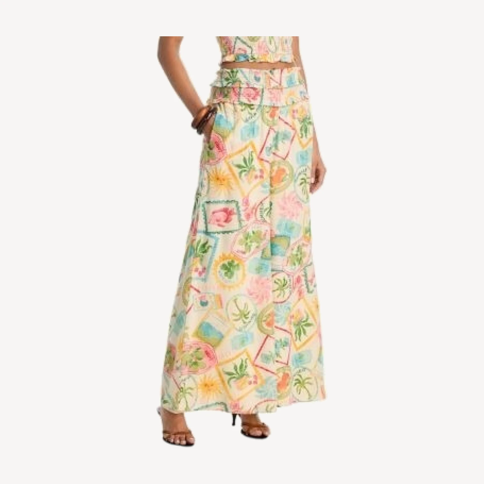 Aqua Smocked Waist Pants - Exclusive