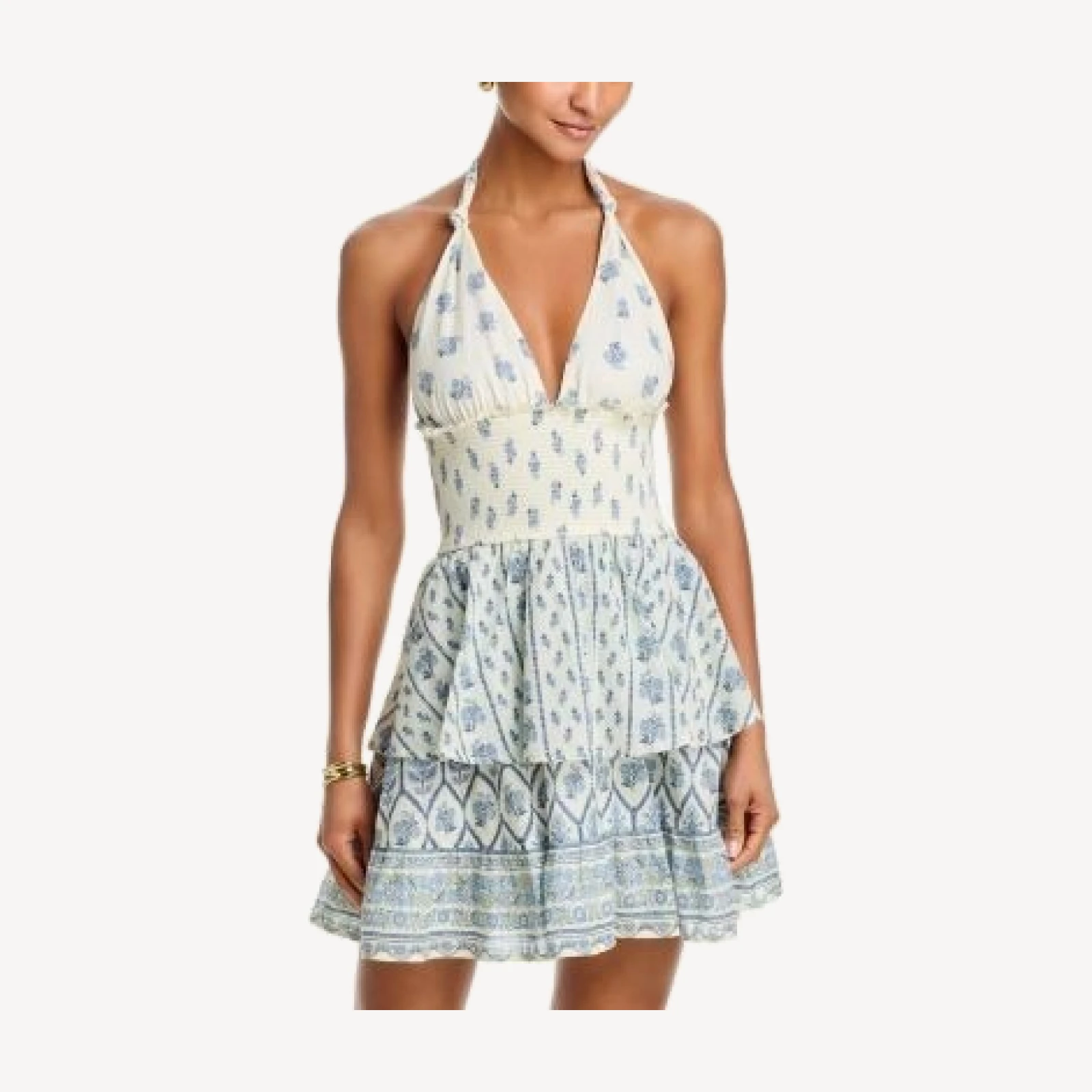 Aqua Hepburn Tiered Dress - Exclusive
