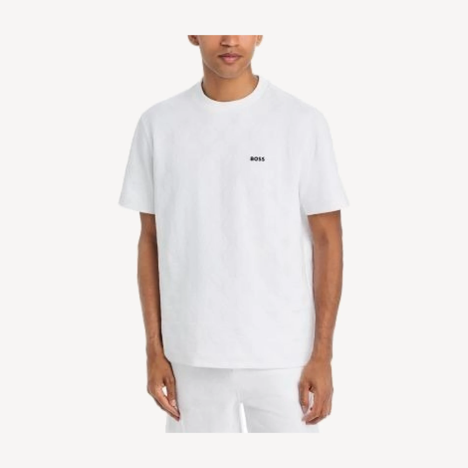 Boss Tennis Member Ball Pattern Logo T-Shirt
