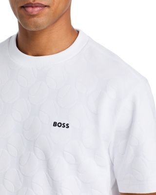 Boss Tennis Member Ball Pattern Logo T-Shirt