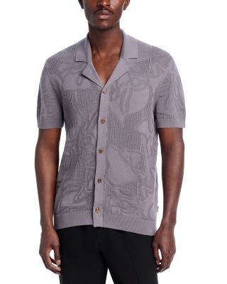 Boss C-Noy Patterned Button Down Shirt