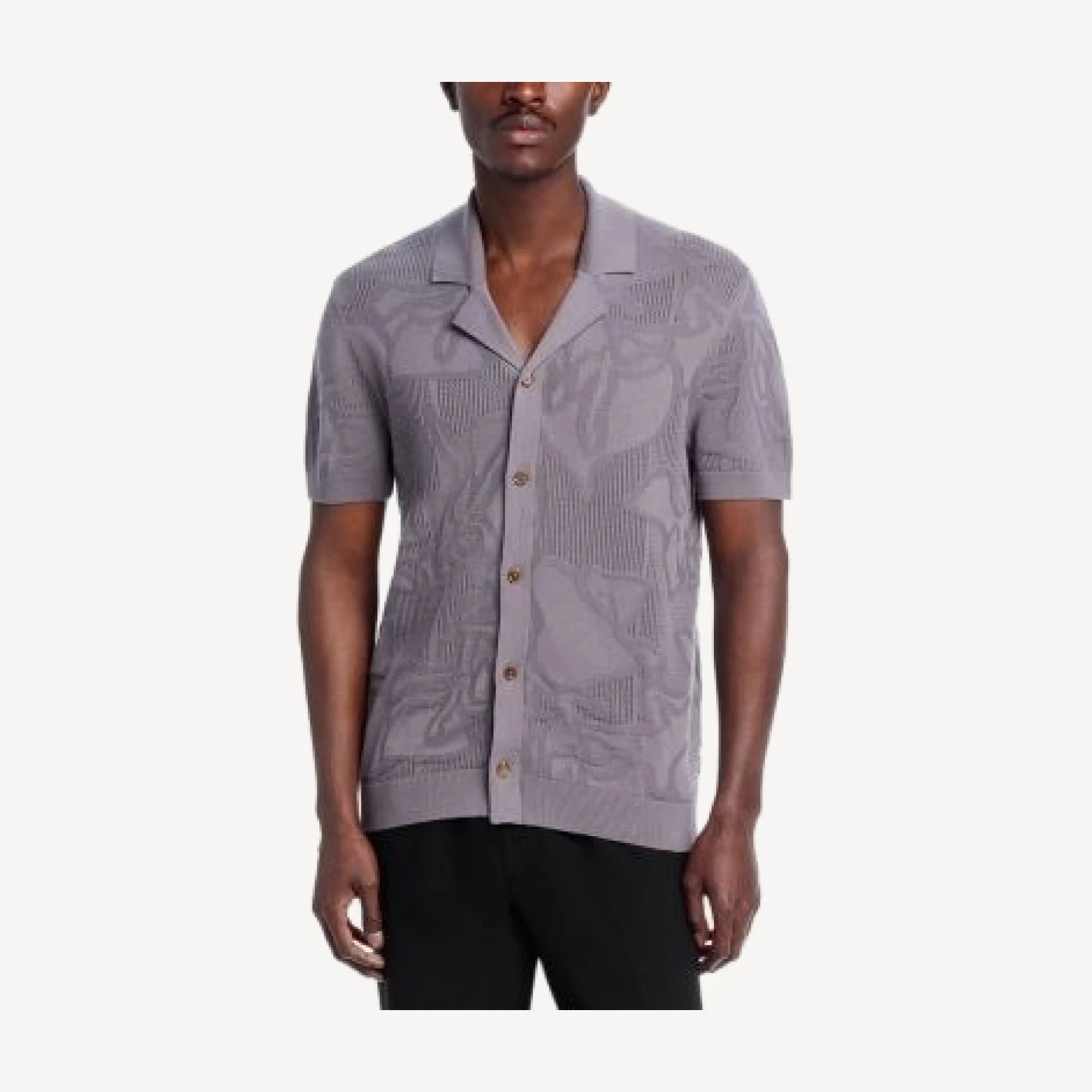 Boss C-Noy Patterned Button Down Shirt