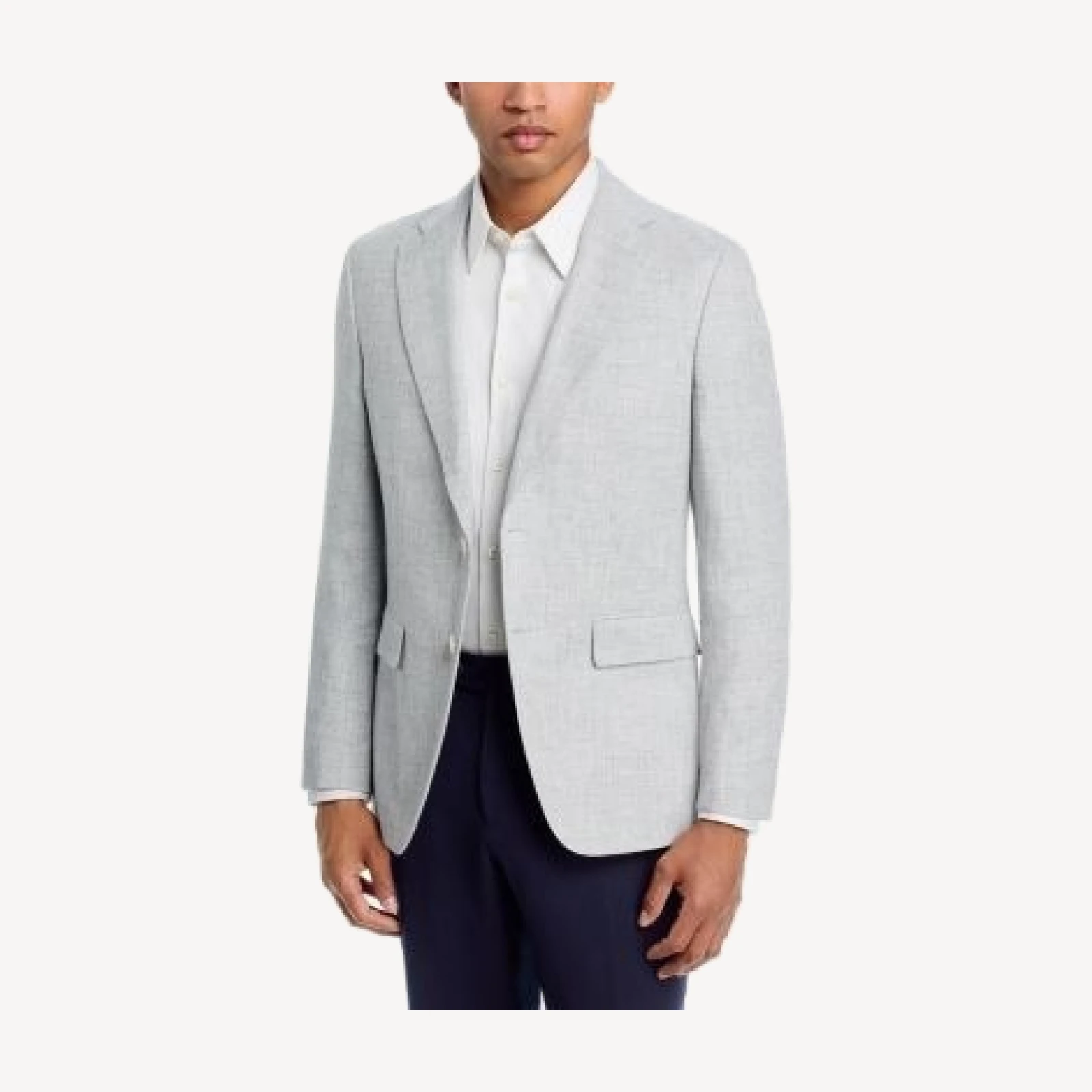 Boss H-Hutson Textured Regular Fit Suit Jacket