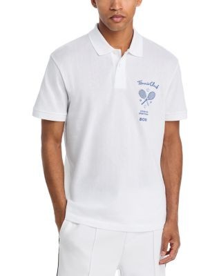 Boss Tennis Member Mesh Logo Graphic Polo Shirt