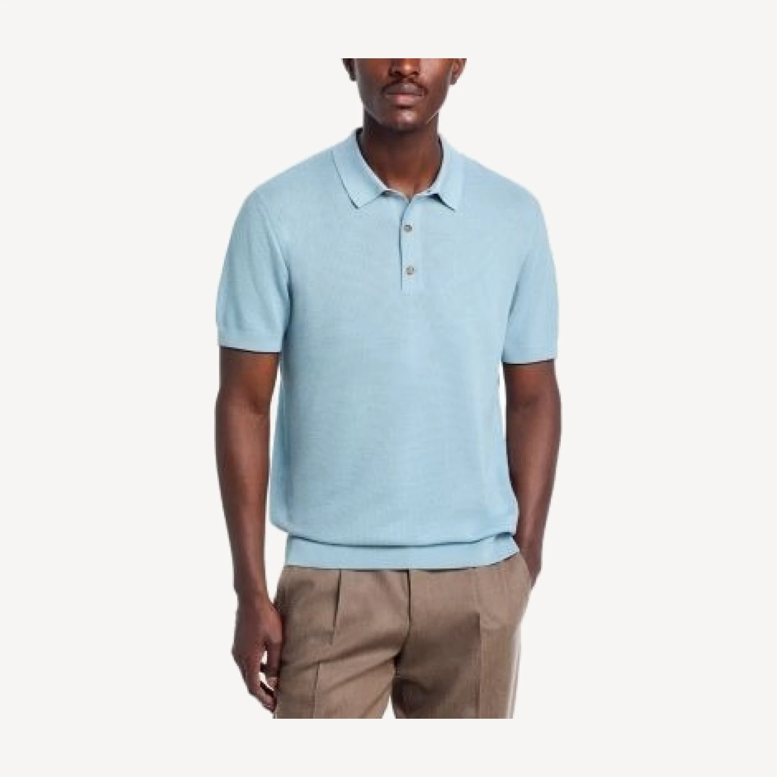 Boss x Camel L-Naldo Sweater Polo Shirt