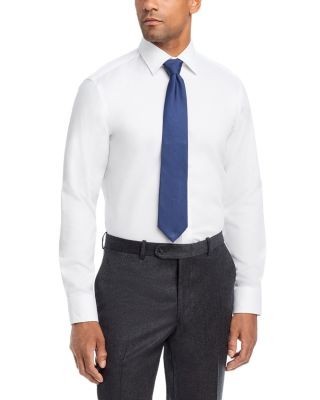 Boss Joe Diamond Solid Regular Fit Dress Shirt