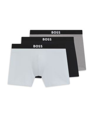 Boss Cotton Blend Logo Boxer Briefs, Pack of 3
