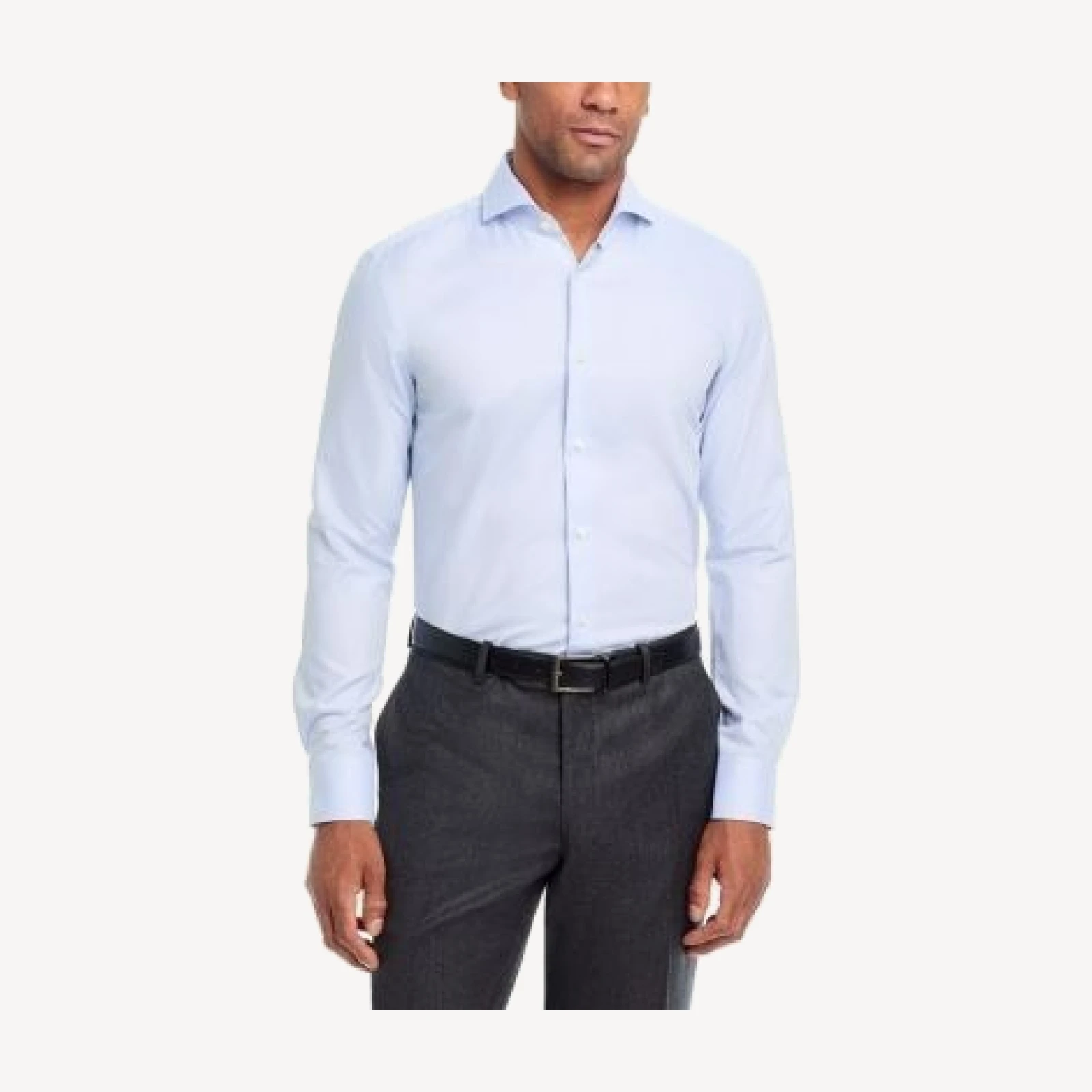 Boss Hank Textured Slim Fit Dress Shirt