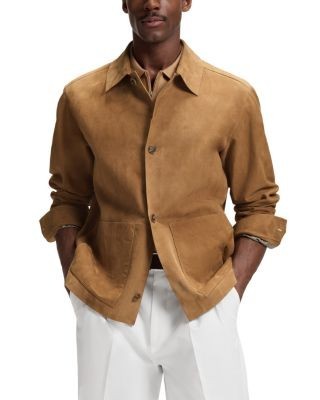 Boss C-Mandrian Leather Jacket