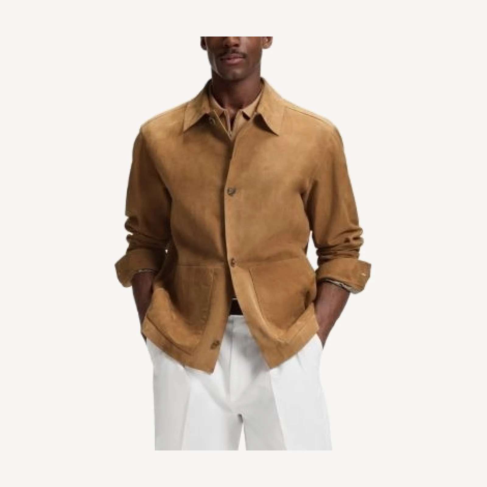 Boss C-Mandrian Leather Jacket