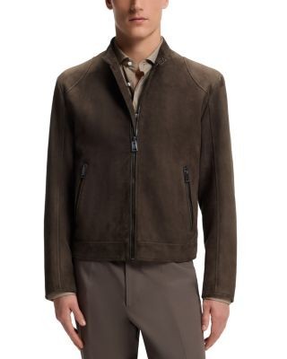 Boss L-Miker Zip Leather Jacket