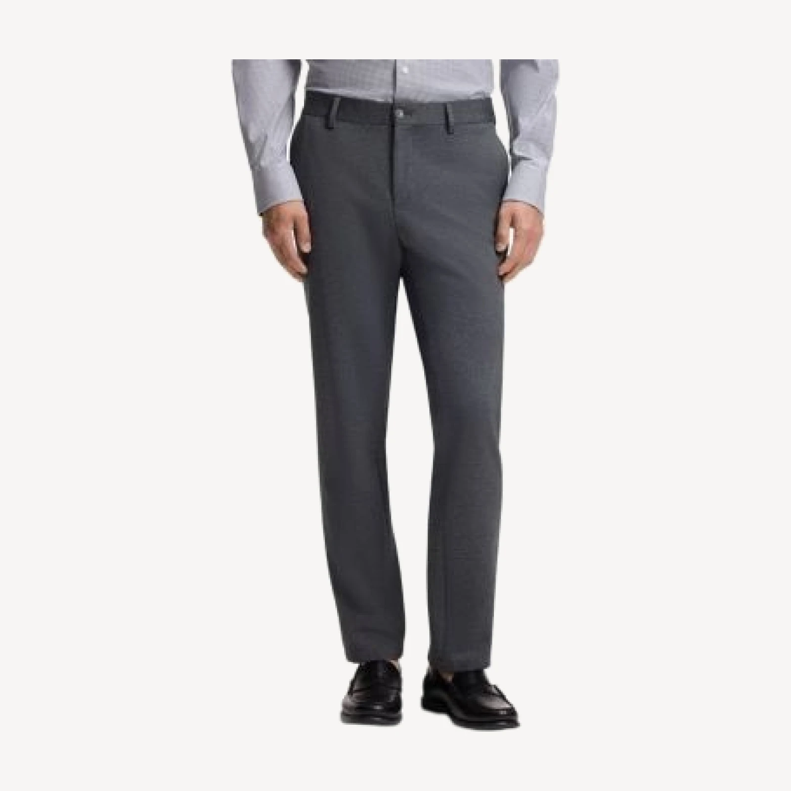 Boss Genius Slim Fit Textured Pants