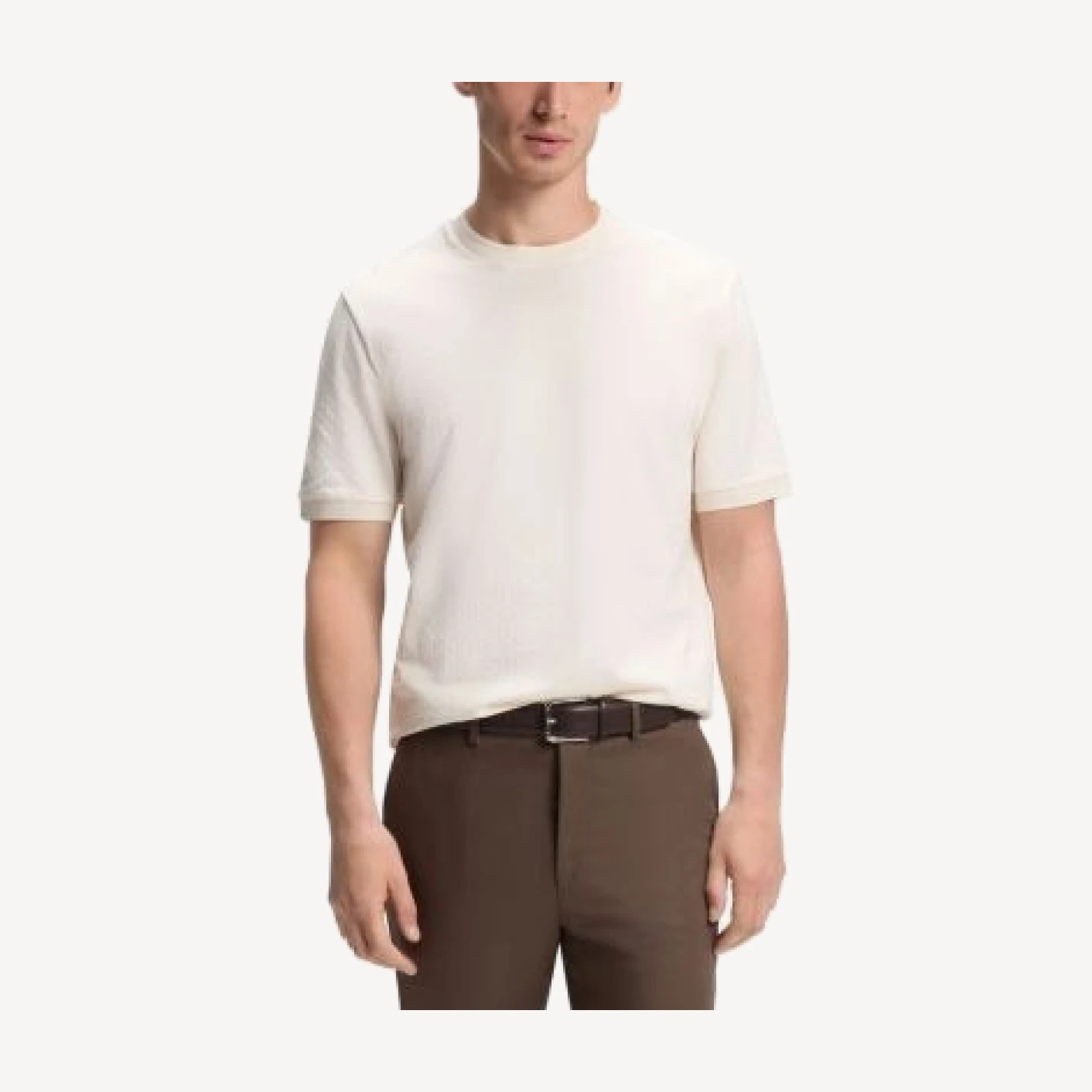 Boss L-Tesar Cotton Blend Crewneck T-Shirt