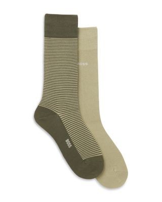 Boss Logo Crew Socks, Pack of 2