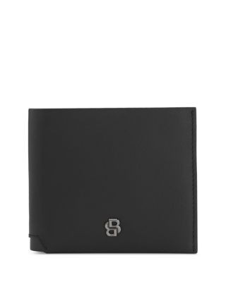 Boss Icon Leather Eight Slot Logo Wallet