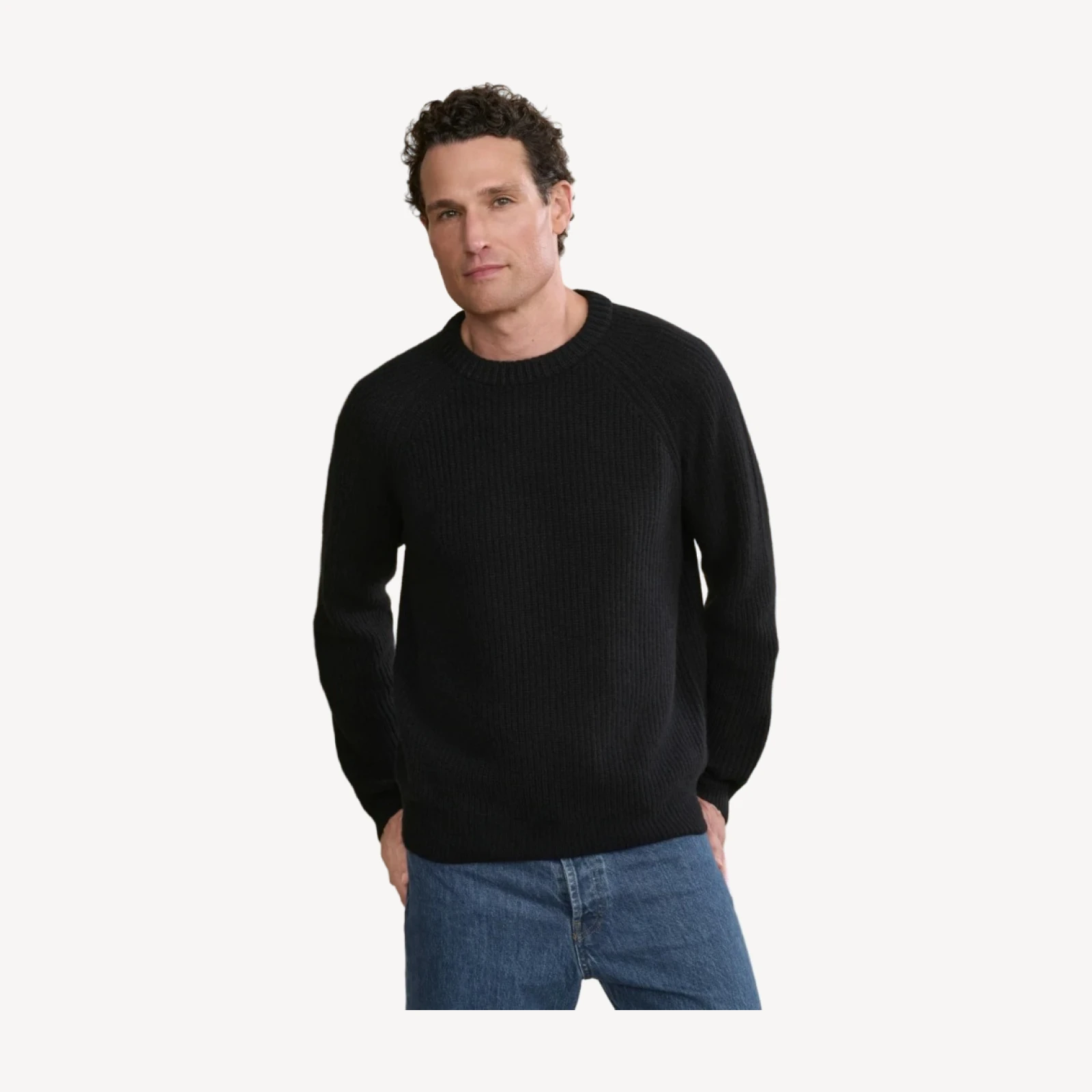 Men's Cashmere Fisherman Sweater