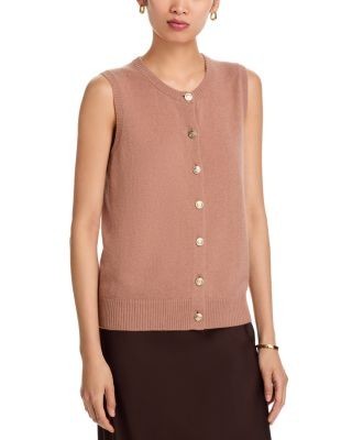 C by Bloomingdale's Cashmere Cashmere Crewneck Sweater Vest - Exclusive