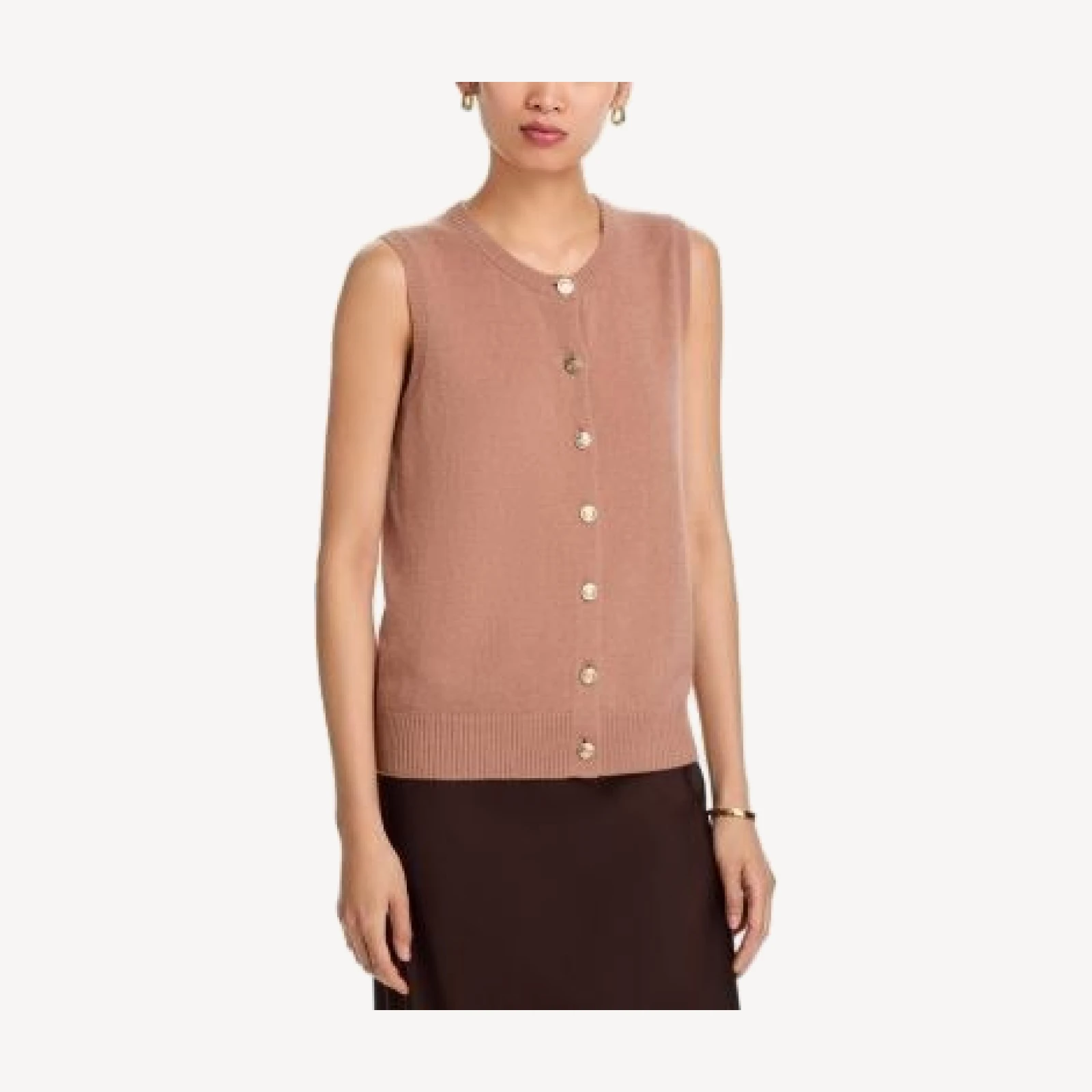 C by Bloomingdale's Cashmere Cashmere Crewneck Sweater Vest - Exclusive