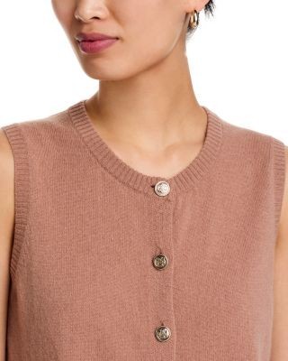 C by Bloomingdale's Cashmere Cashmere Crewneck Sweater Vest - Exclusive