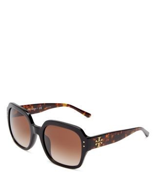 Tory Burch Oversized Square Sunglasses, 56mm