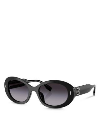 Tory Burch Miller Oval Sunglasses, 53mm