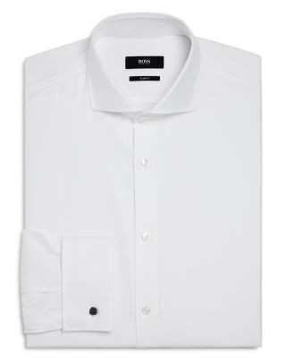 Boss Solid Slim Fit Dress Shirt